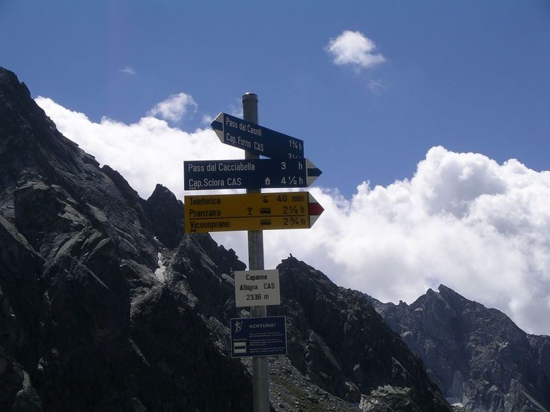 nur noch ein kurzes Stück zur Seilbahn 