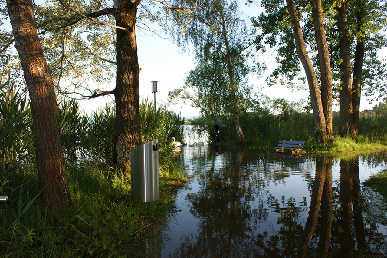 Da geht der See auf Wanderschaft