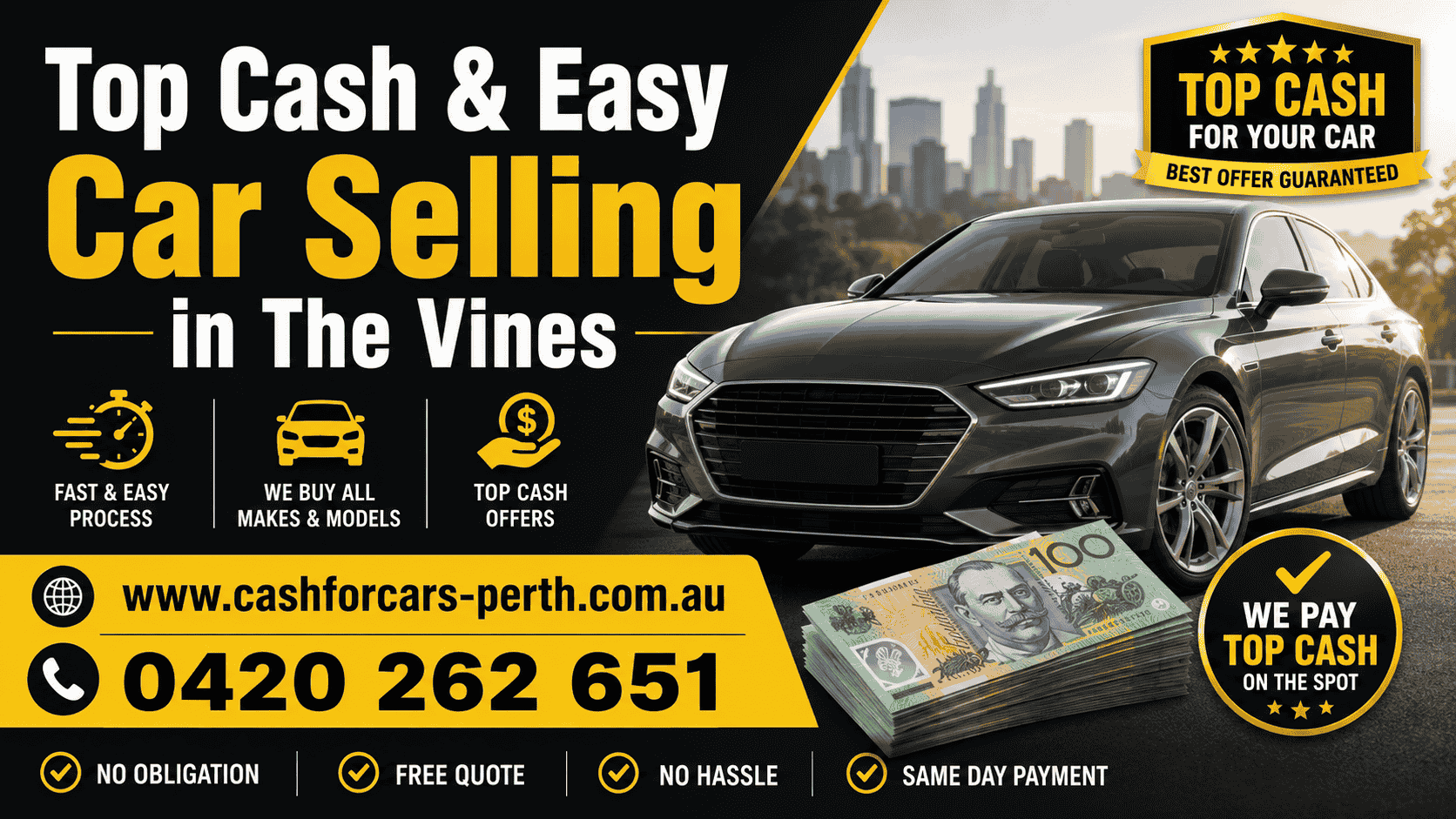 Top Cash & Easy Car Selling in The Vines
