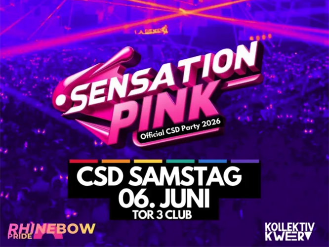 Party-Plakatmotiv Sensation Pink