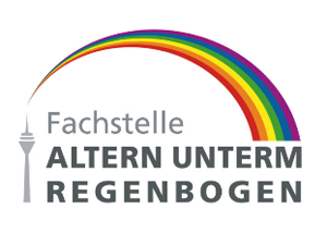 Logo: Fachstelle Altern unterm Regenbogen