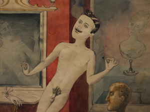 Bild: "Der Gott der Friseure" von Otto Dix