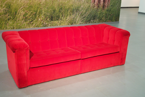 Bild: Rotes Sofa von Horst Wackerbarth