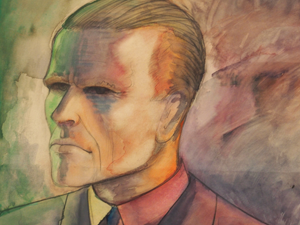 Bild: Selbstporträt von Otto Dix