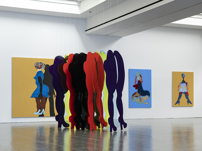 Bild: Installation von Tschabalala Self