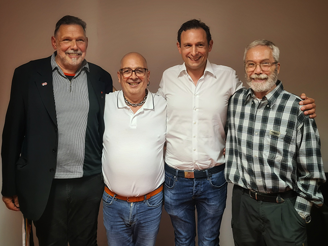 Bild: Werner Josten, Christian Hillen, Jan Wippermann und Harald Schüll