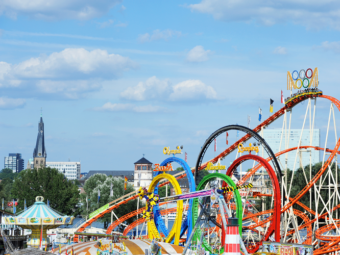 Bild: Rheinkirmes in Düsseldorf