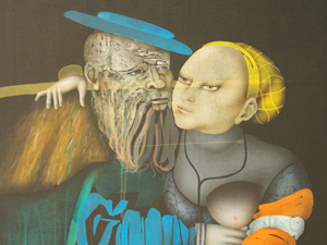 Bild: Ausschnitt aus Paul Wunderlichs "Der verliebte Alte"