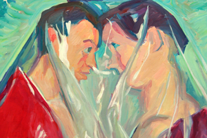 Bild: "Paar" von Maria Lassnig