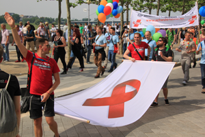 Bild: Aids-Hilfe Düsseldorf beim CSD