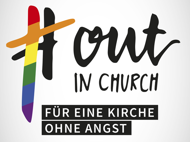 Bild: Buchcover (Ausschnitt) „#OutInChurch – für eine Kirche ohne Angst“