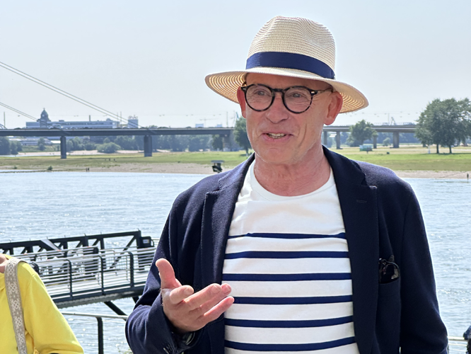 Tom Fecht mit Hut