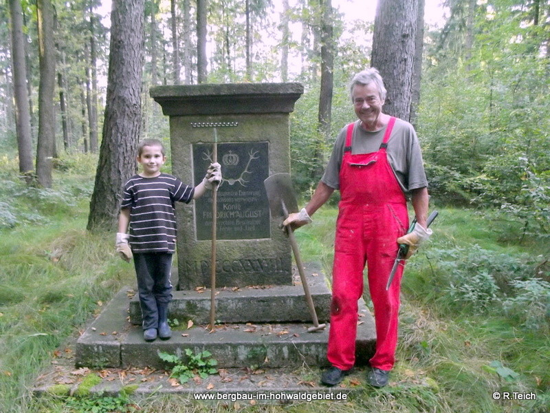 Friedrich August Denkstein  -  Alwin und Wolfgang - Die Teilnehmer des ersten Tages.