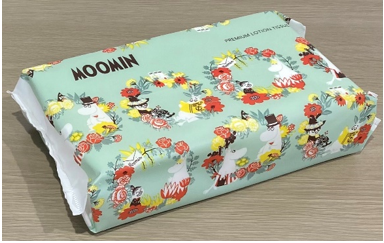 河野製紙 ムーミン プレミアム ローション ポケットティシュ 8P 河野製紙 MOOMIN ムーミン プレミアムローションティッシュ ポケット