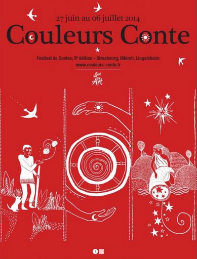 Interventions contées au festival "Couleurs conte" de Strasbourg (juillet 2014)