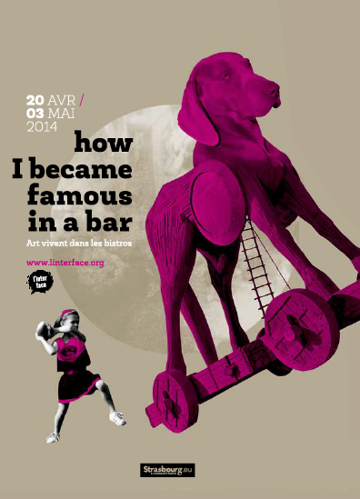 Extrait de "limites de discrétion" à "How I Became Famous In a Bar", art vivant dans les bars à Strasbourg (avril 2014)