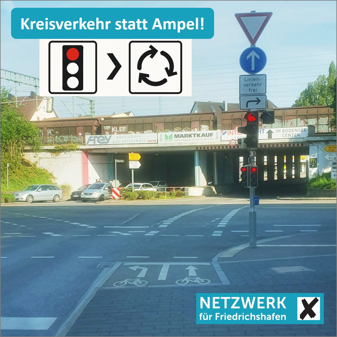 Kreisverkehr statt Ampel