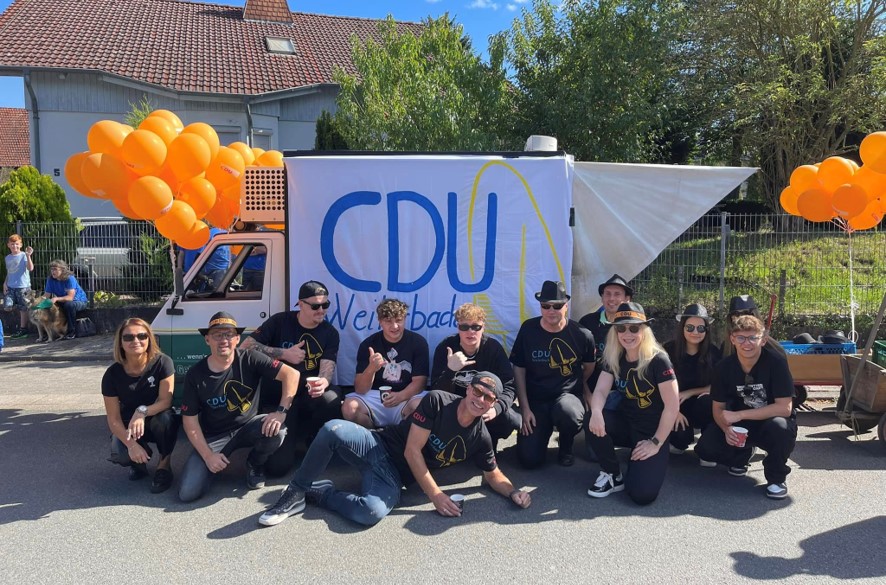 CDU-Weilerbach mit Unterstützern auf Kerweumzug 2023