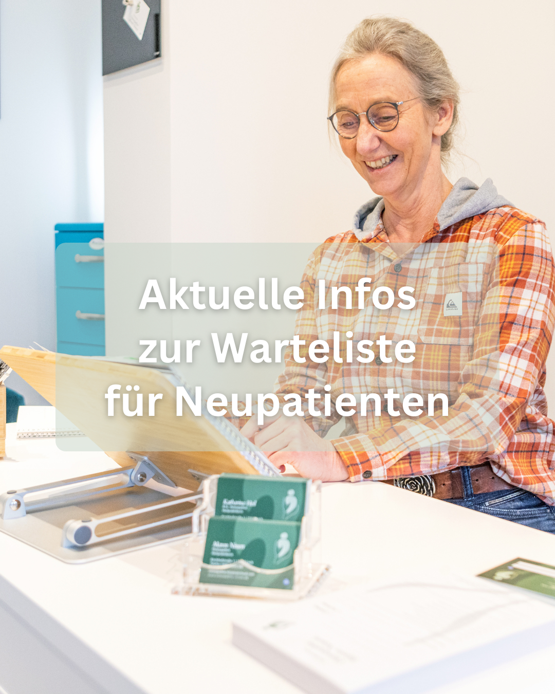 Aktuelle Infos zur Warteliste für Neupatienten
