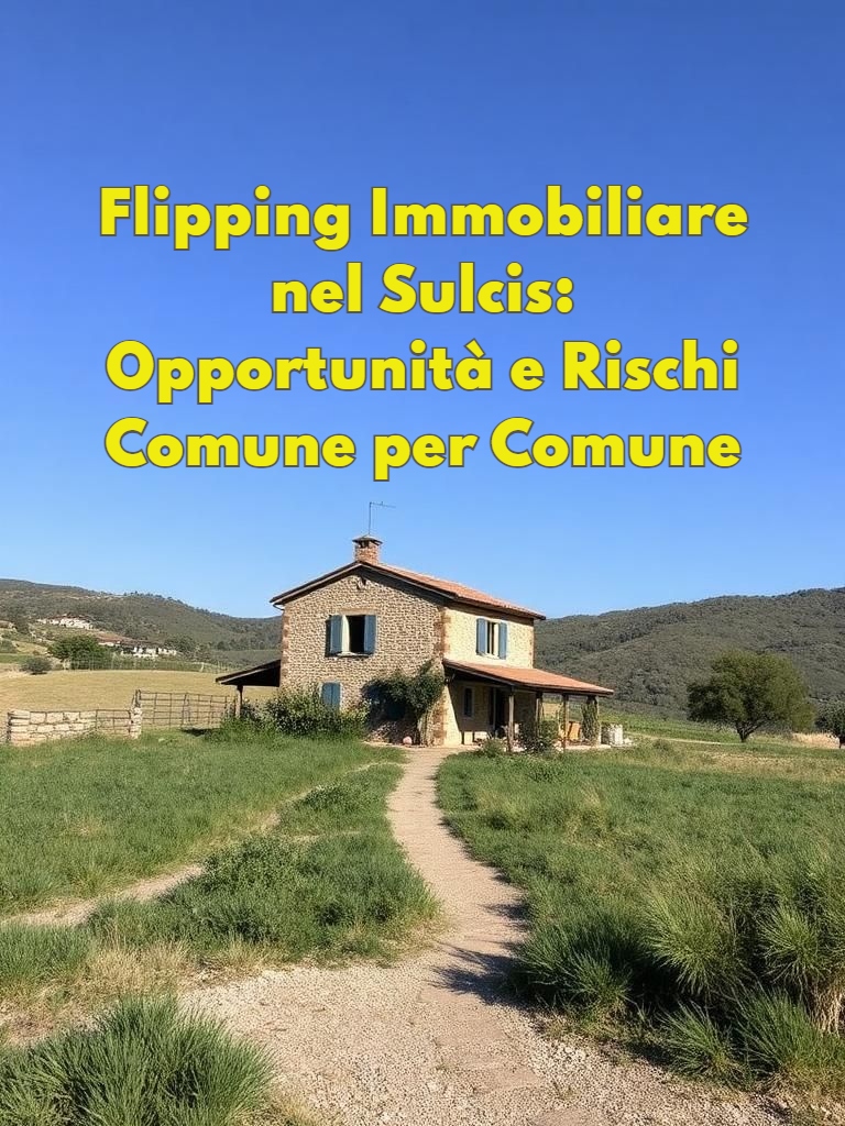 Flipping Immobiliare nel Sulcis: Opportunità e Rischi Comune per Comune