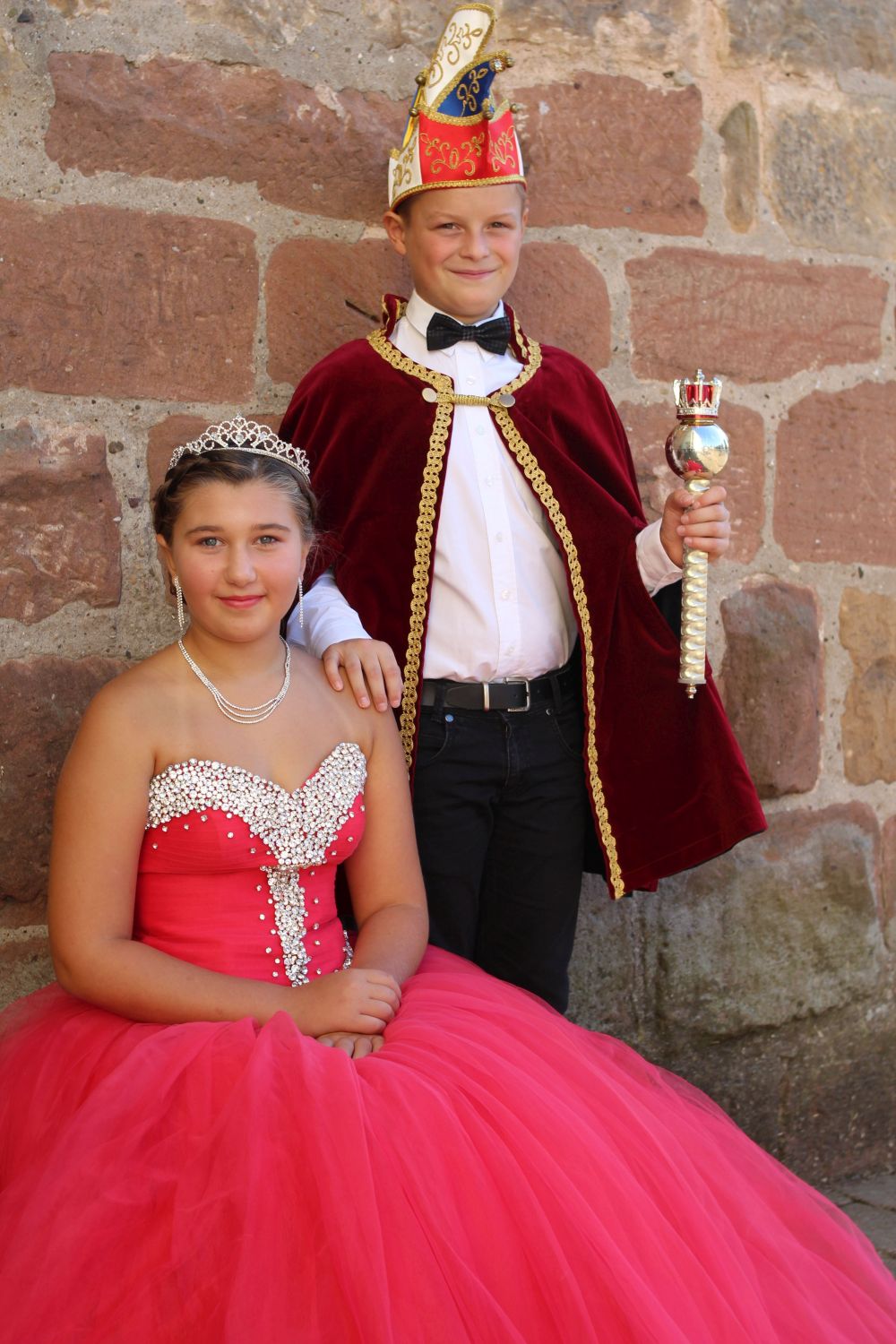 17. Landauer Kinderprinzenpaar - Hanna I. und Robin I.