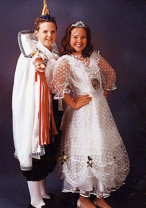 1. Landauer Kinderprinzenpaar - Tina I. und Christian I.