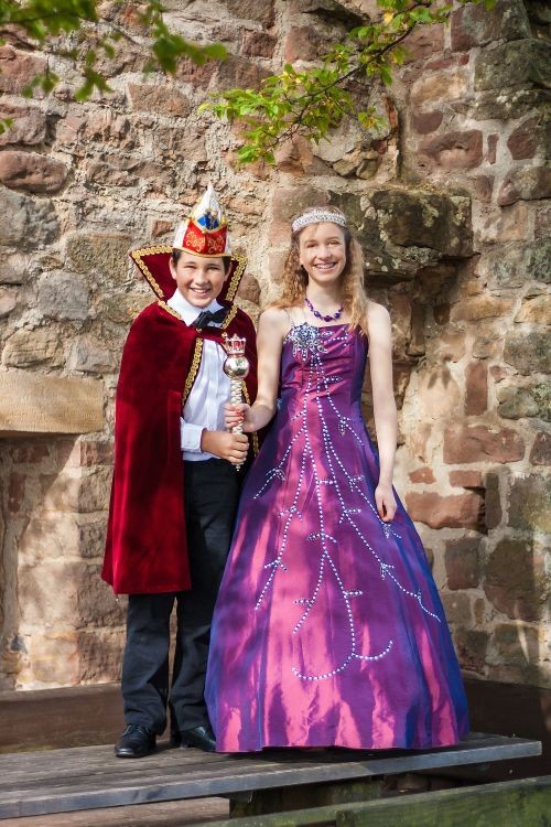 13. Landauer Kinderprinzenpaar - Lara Samira I. und Maximilian Volker I.