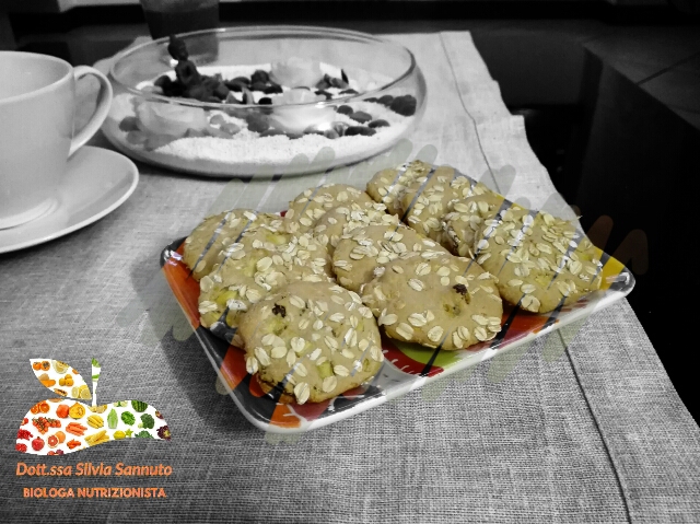 Cookies di avena e ananas