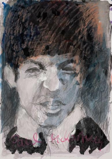 "Paul McCartney"    Original Giclée-Print nach einem Entwurf von Armin Mueller-Stahl    Auflage 180 Exemplare numeriert signiert  Blatt          55 x 42 cm Motiv/Bild 40 x 28 cm   280 € 