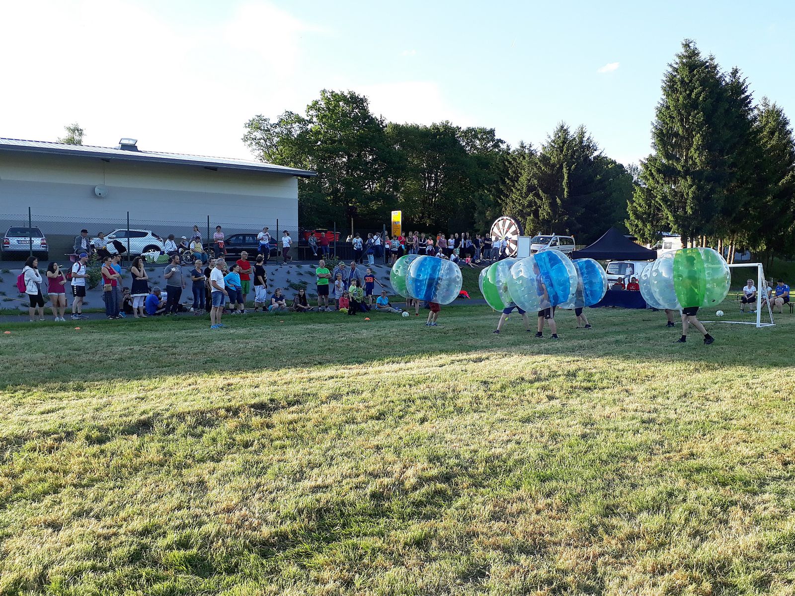 Teamevent und Teambuilding Frankfurt Bubble Soccer