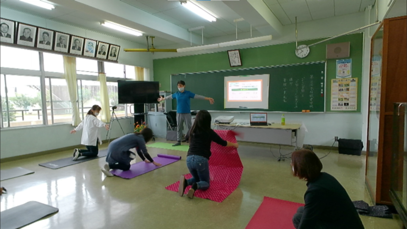 白岡市篠津中学校のPTA会で「正しい姿勢」の講演をしてきました