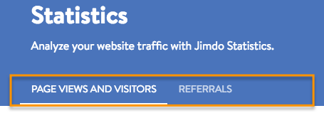 Page Views and Visitors Referrals