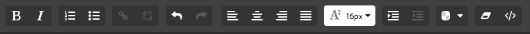 Additional text editing options