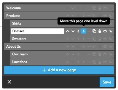How to create a subpage