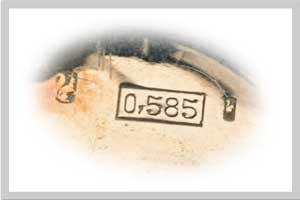 585er Goldstempel