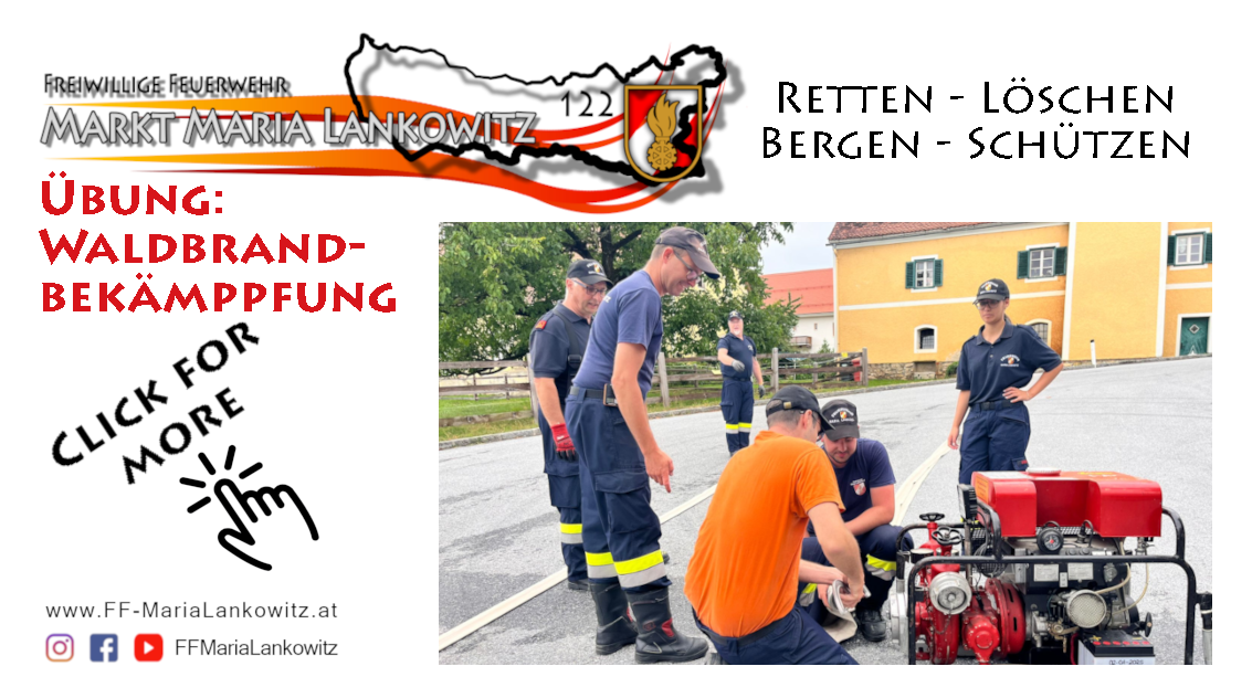 Übung: Waldbrandbekämpfung