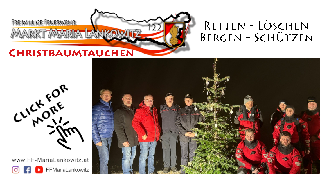 Wasserdienst: 40. Christbaumtauchen
