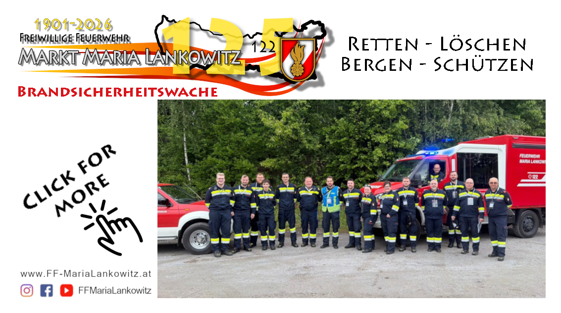 Brandsicherheitswache beim Rehrlsalotsetzen 2026