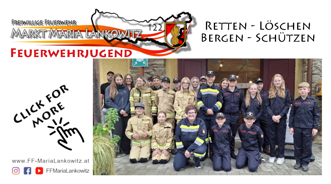 Feuerwehrjugend Biberwier zu Besuch in Maria Lankowitz