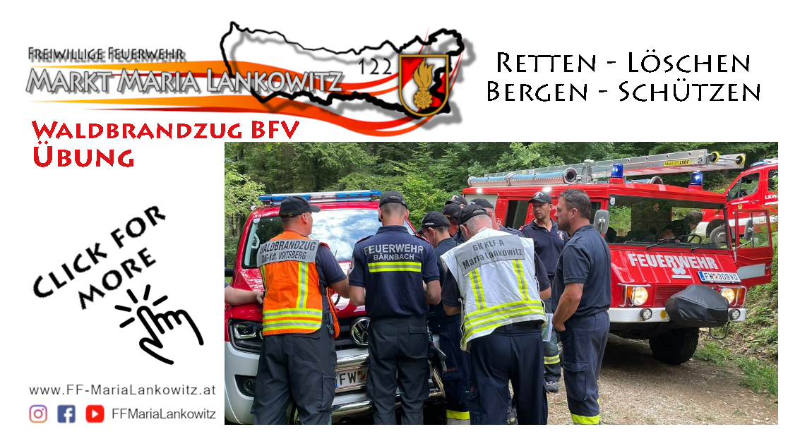 Übung: Sondereinheit „Waldbrandzug BFV Voitsberg“
