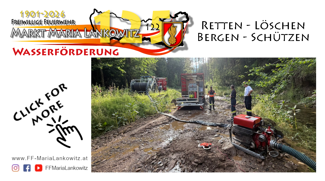 Übung: Löschwasserförderung über lange Wegstrecken