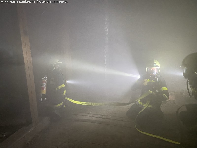 Übung - Brand mit vermissten Personen