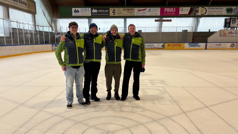Aufstieg der Stockschützen, 2.Mannschaft in die Bezirksliga.