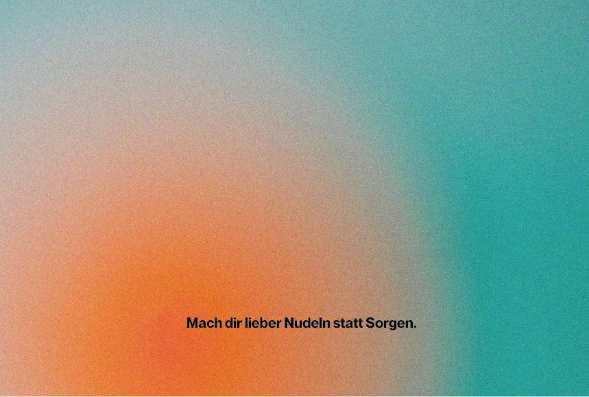 Egal, ich lass das jetzt so