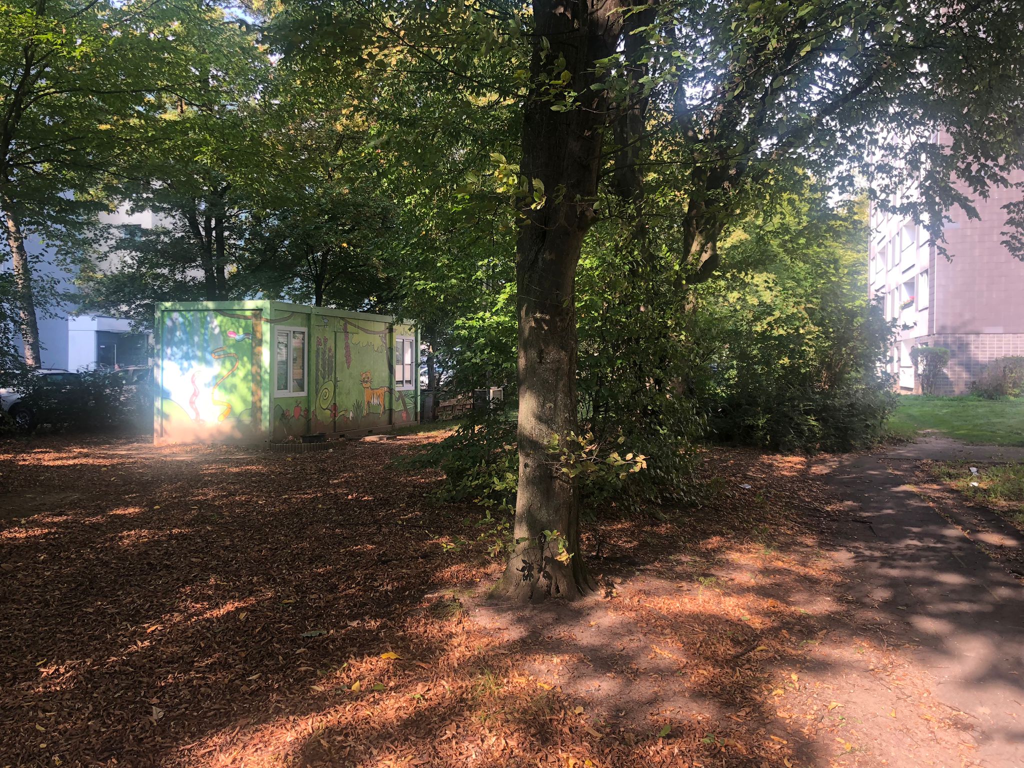 September 2025: Seitenansicht Container