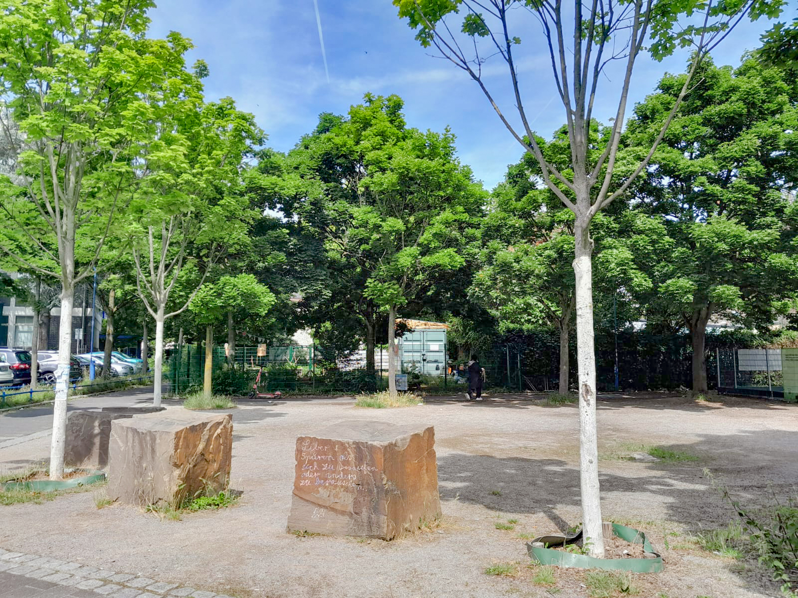 Mai 2025: Blick auf den Genovevahof