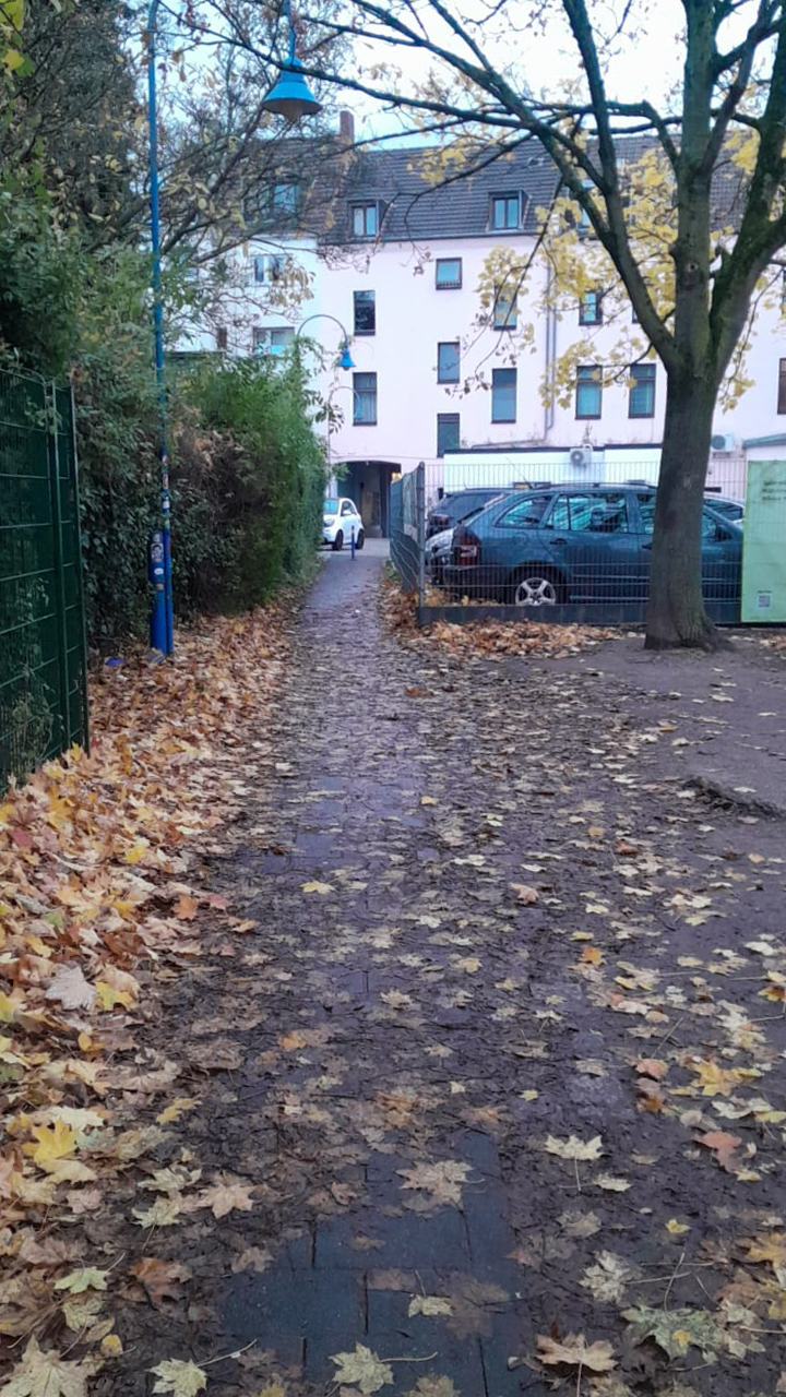 Oktober 2025: Durchgang vom Genovevahof in Richtung Keupstraße