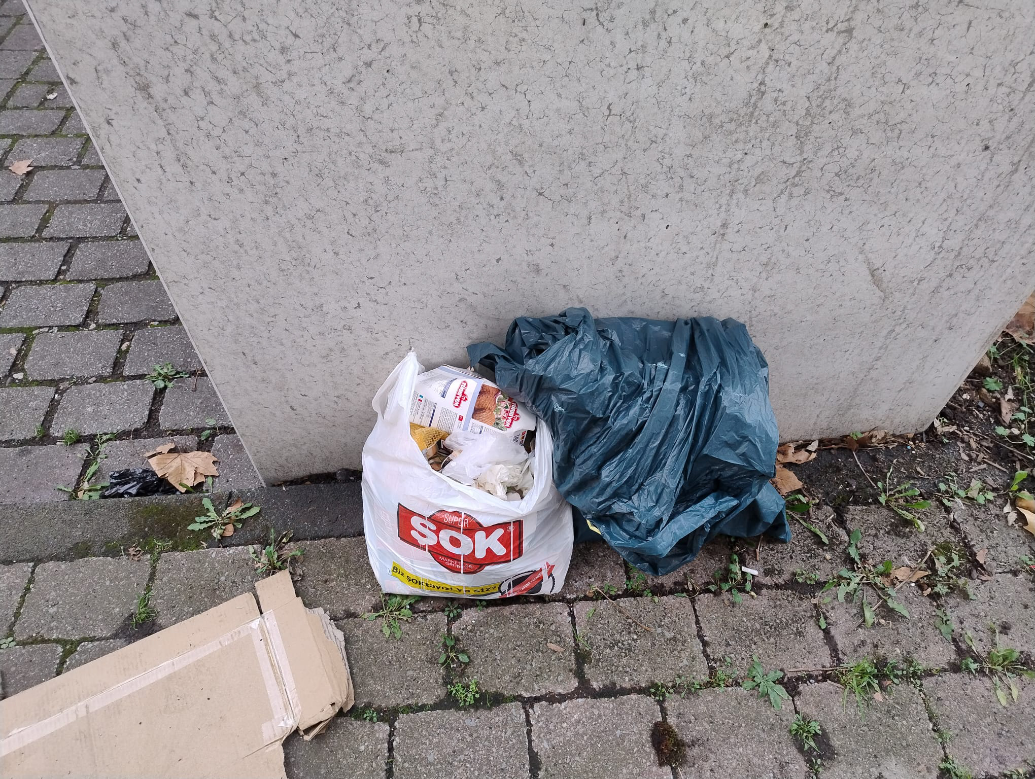 Oktober 2025: Wilder Hausmüll am Müllplatz Steubenstraße