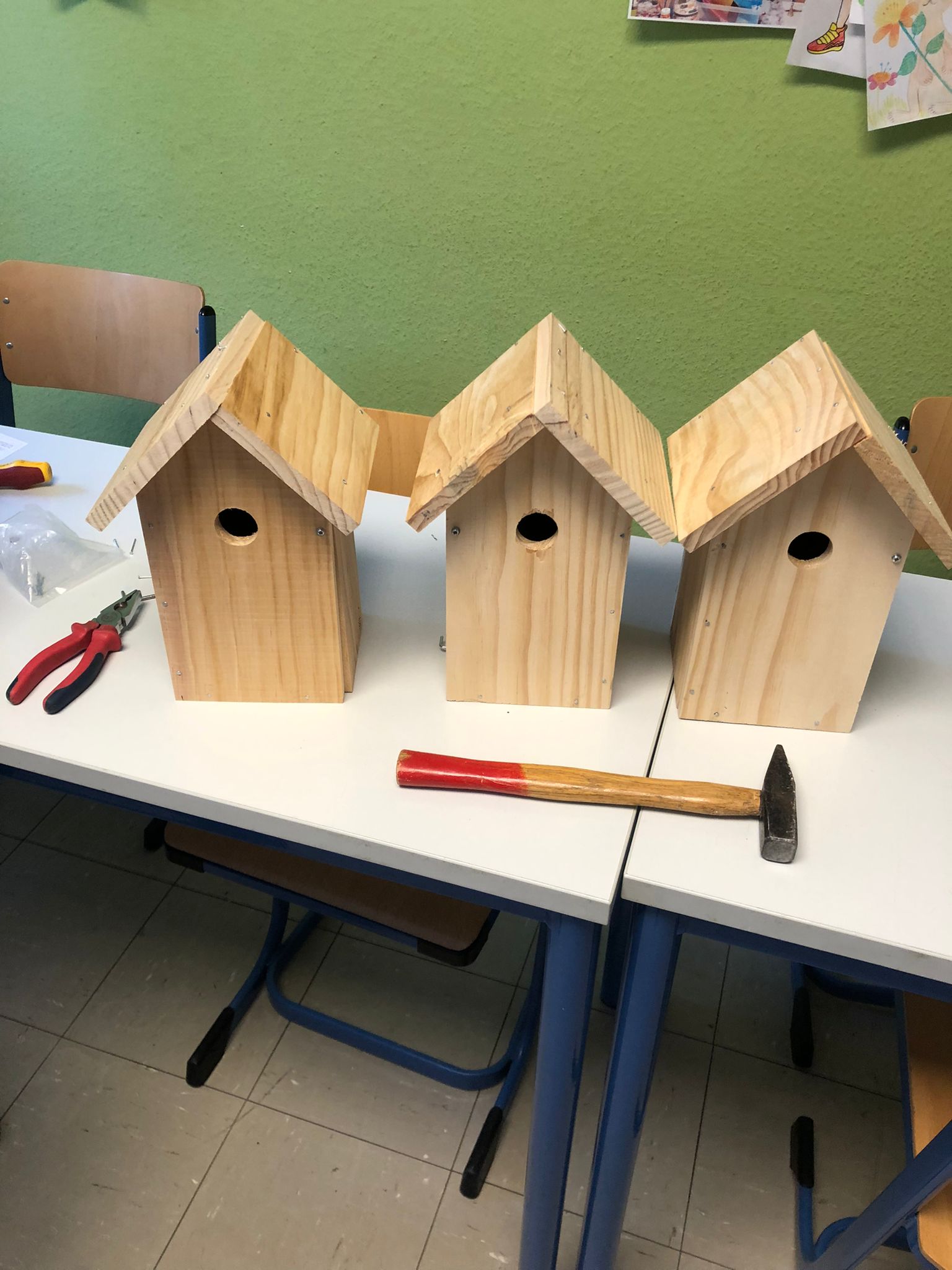 Oktober 2025: Nistkastenbauen