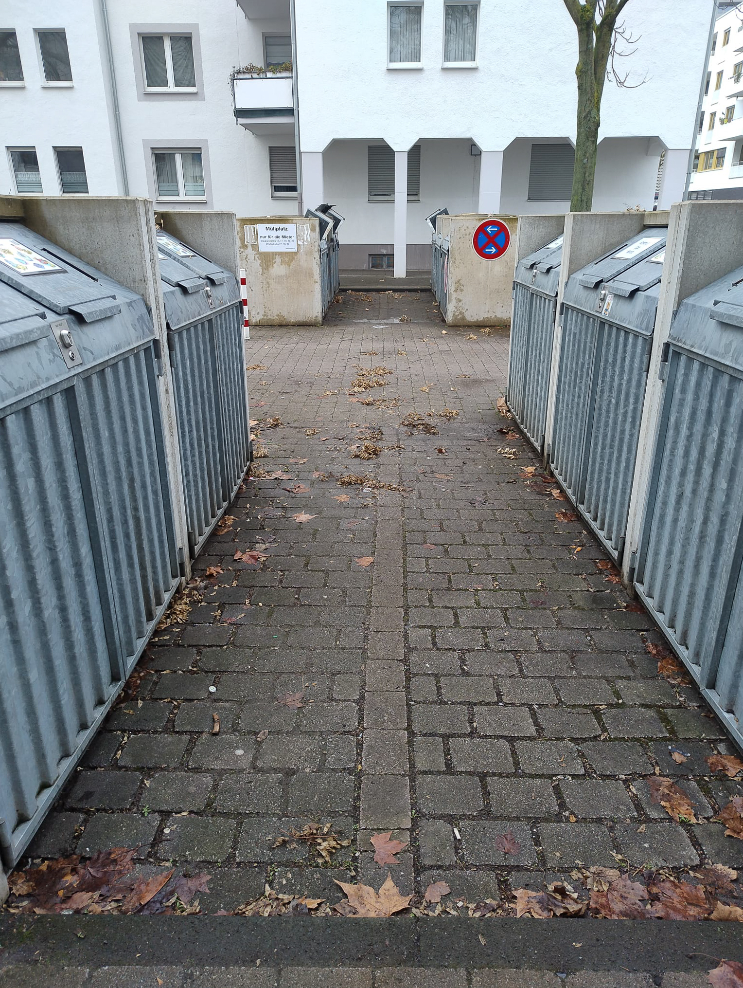 Februar 2026: Müllplatz Steubenstraße